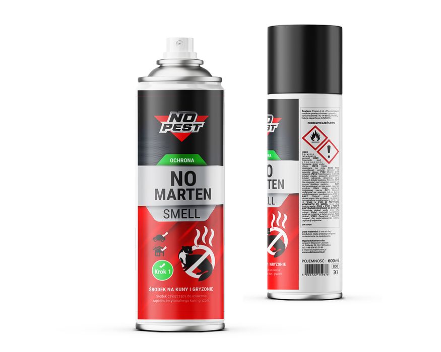 Neutralizator, zmywacz zapachu kun, szczurów, gryzoni No Pest® 600ml