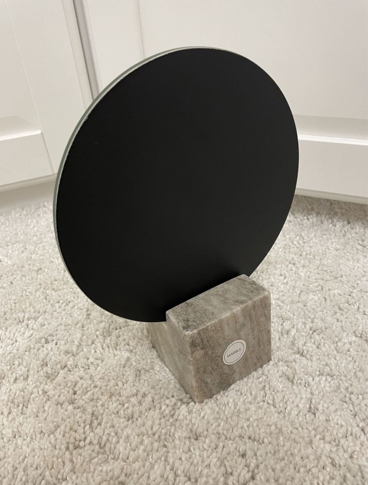 Nowe lusterko z podstawka h&m home stojace marmur lustro kamien