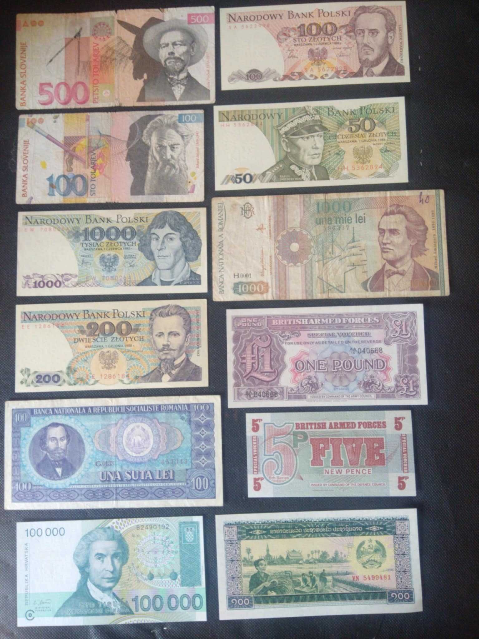 Notas de Vários Países do Mundo