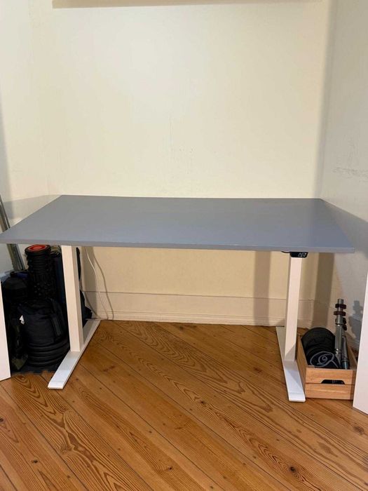 Secretária Elétrica Ajustável IKEA RODULF – Ideal para Home Office