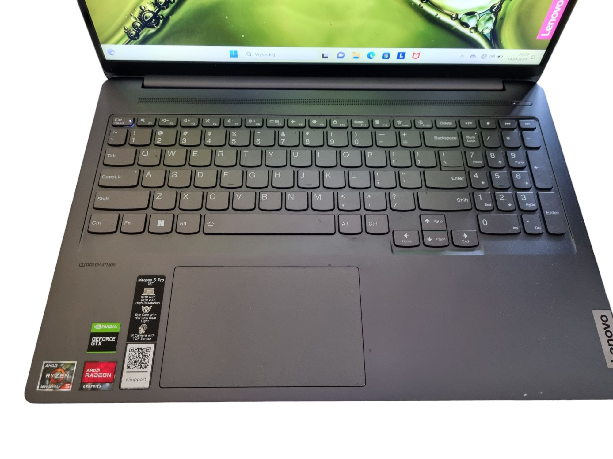 Laptop biurowo gamingowy ideapad pro lenovo ryzen 5 gtx 1650, 16 GB