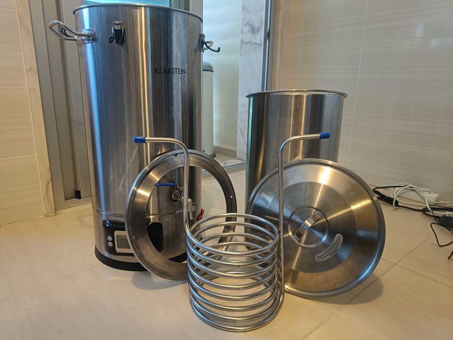Panela de Cerveja Klarstein Maischfest 30 L – Inox + Acessórios