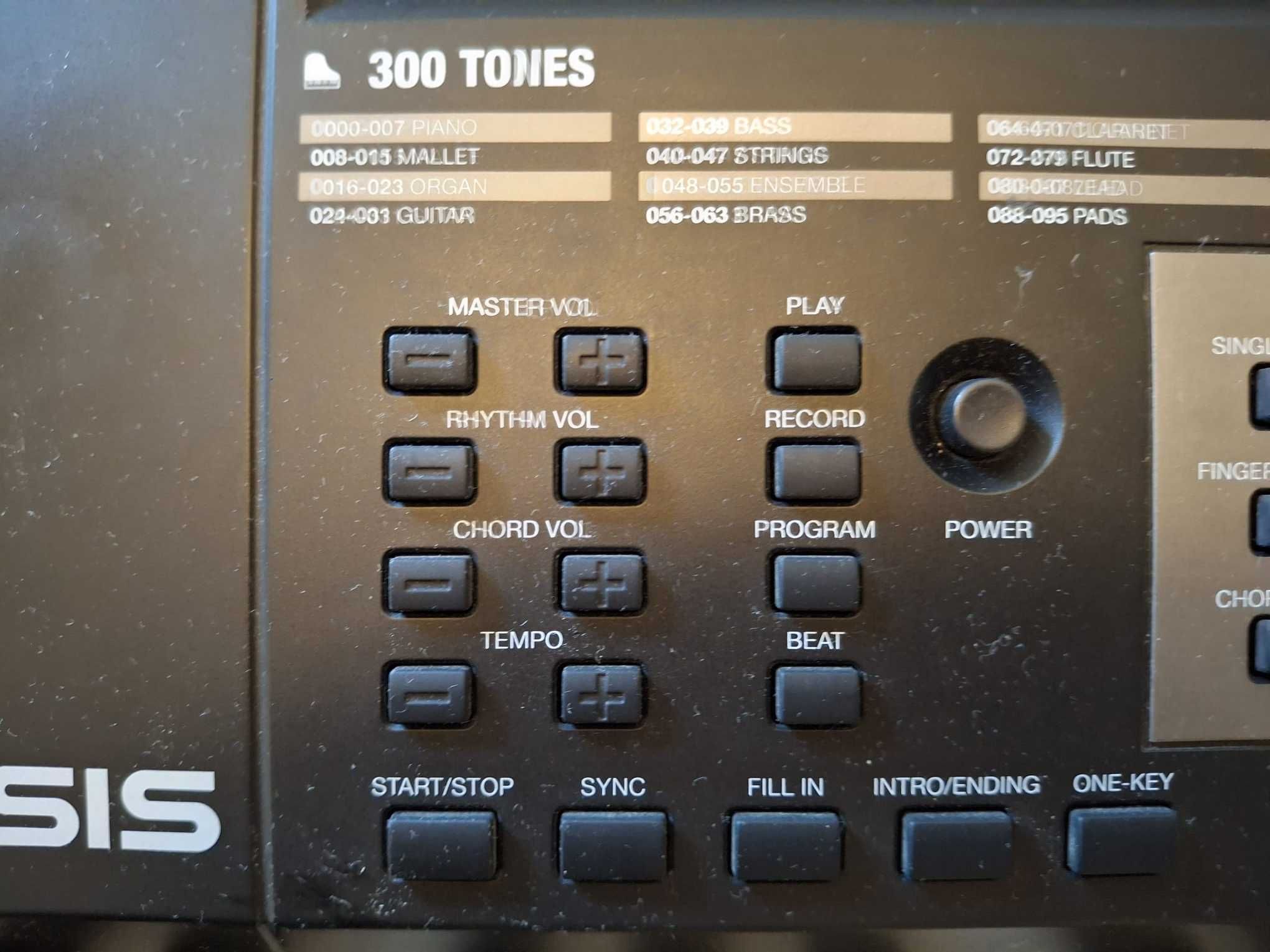 Teclado Alesis 61 teclas com cavalete e banco