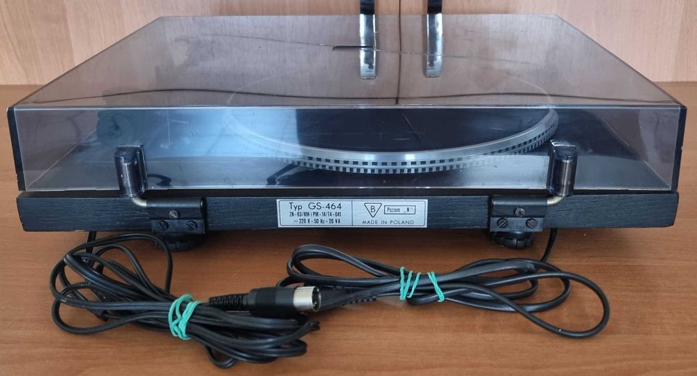 Unitra Fonica gramofon GS464 grafitowy oryginalna wkładka MF101