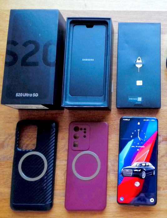 Samsung S20 Ultra 5G - 12/128, 6.9", Snapdragon / 1 Sim+eSim.