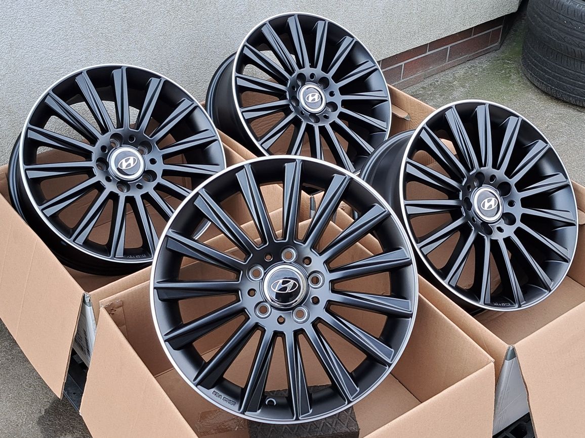 Alufelgi Hyundai 17 NOWE 5x114,3 I30 I40 IX20 Ix35 INNE! CZARNE KT18