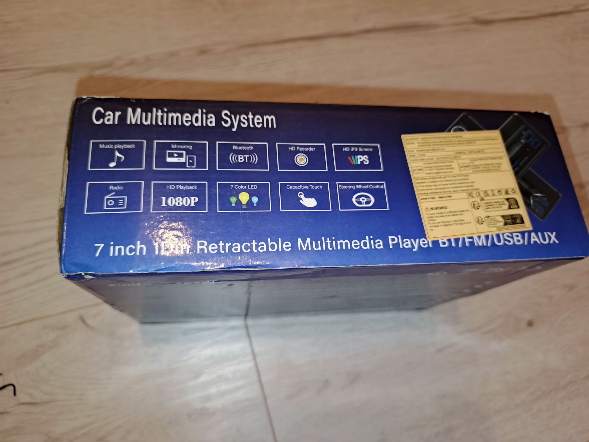Radio multimedialne 1 Din - 7 w 1 Nowe