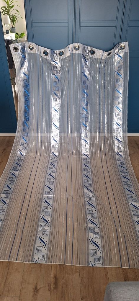 Firany ozdobne 2,5 x 1,45 m (2szt.)