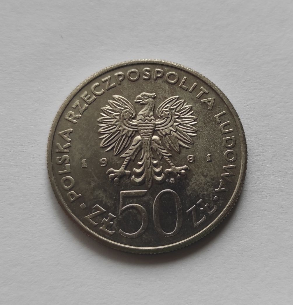 kolekcjonerska moneta Gen. Sikorski 1981