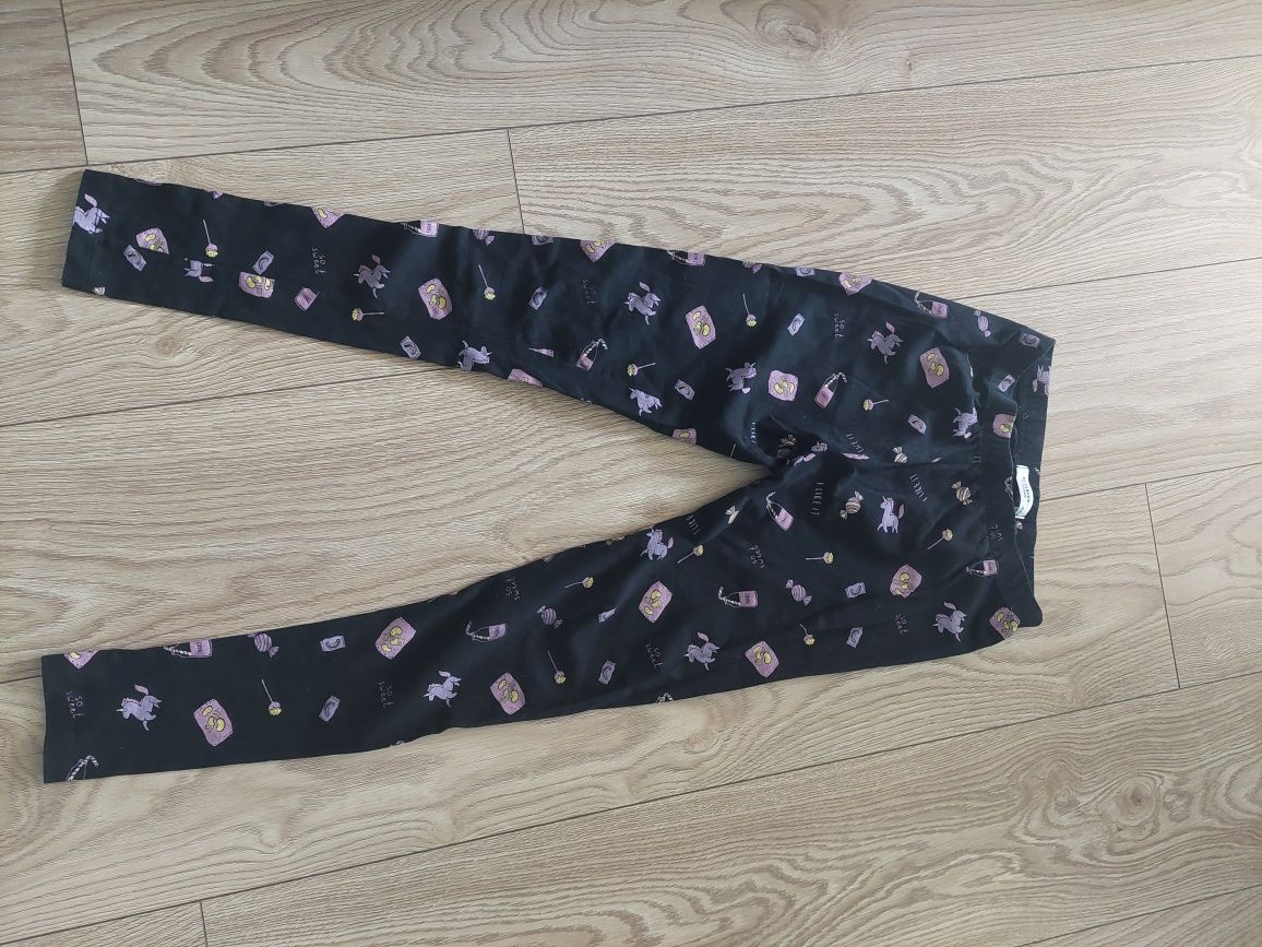 Paczka 7 cz. legginsy spodnie spodenki spódniczka  152 dziewczynka H&M