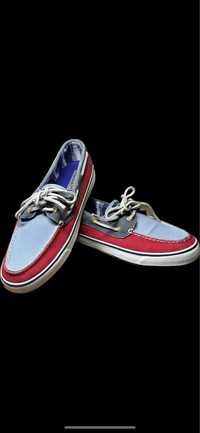 Buty Żeglarskie Sperry Bahama red/blue rozm 40