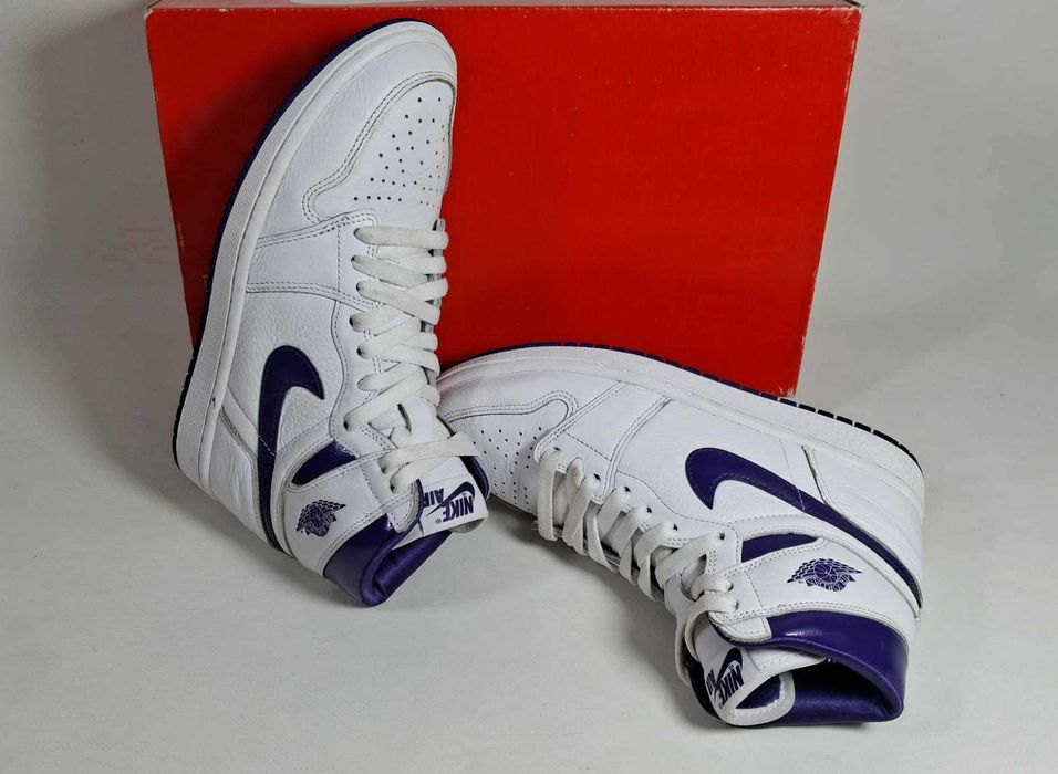 Кроссовки Nike Air Jordan 1 Retro High Court (38) Оригинал Джордан