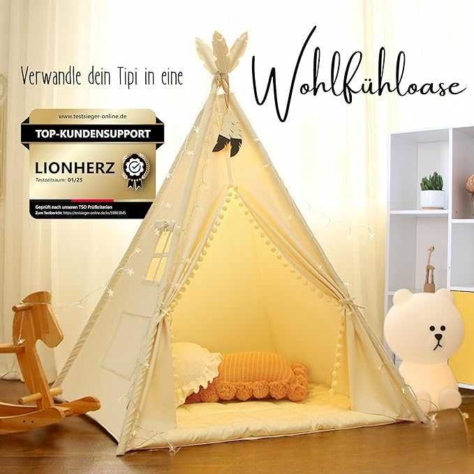 Mata do tipi dla dzieci 120x120 cm