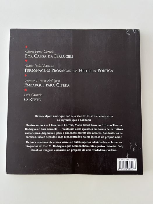 Livro “Cartilha dos Amores Secretos”, novo