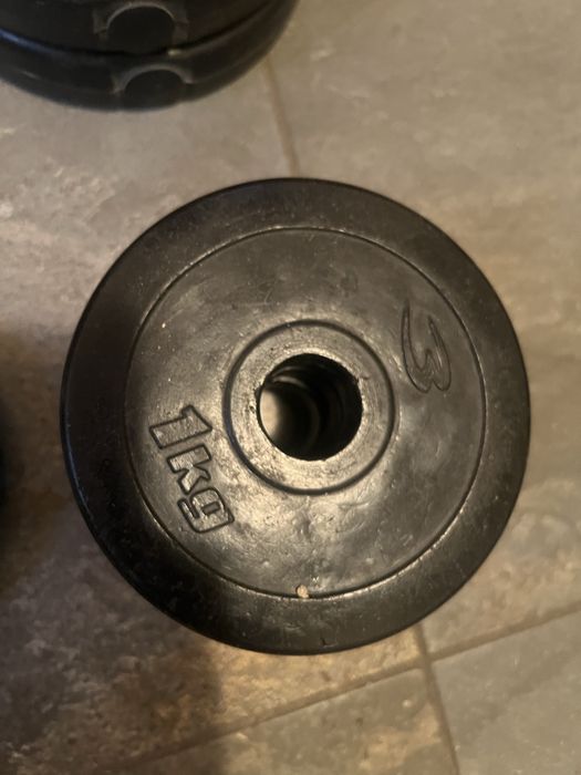 Zestaw obciążeń 15,75 kg – talerze 1–2 kg
