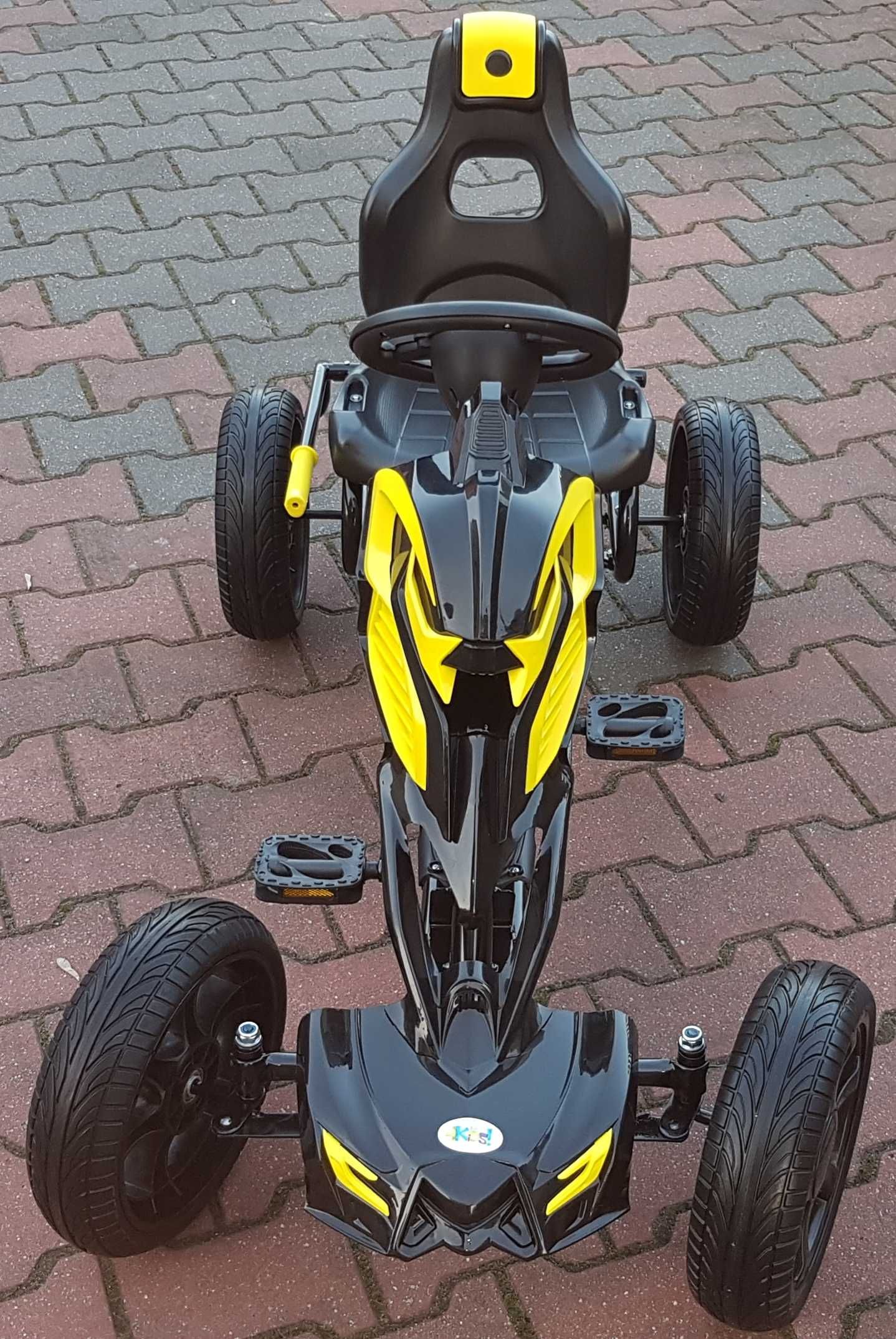 Gokart dla dziecka 5-12 lat na pedały cztery koła duży nie użyty