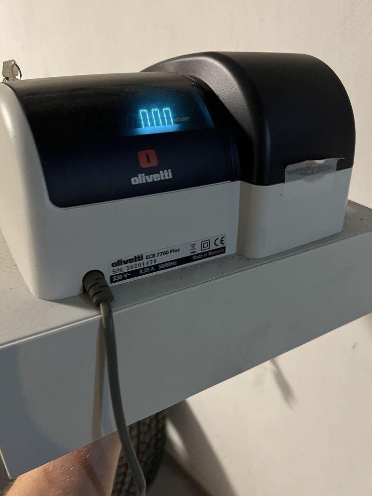 Registadora Olivetti ECR 7700 plus