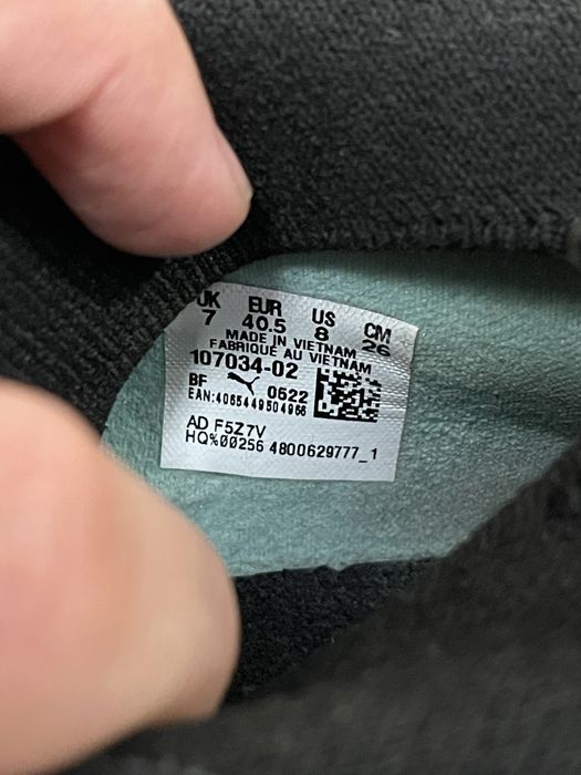 Сороконожки сороконіжки кросівки Puma 40р