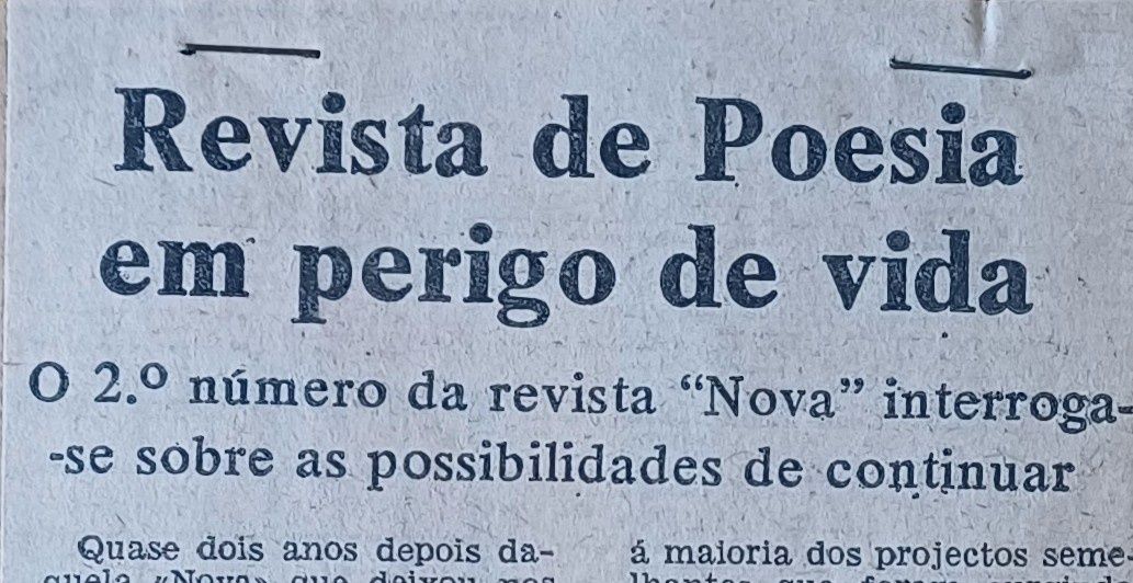 Poesia Nova 2 Publicação Raríssima