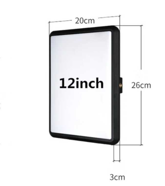 Panel świetlny LED 12 cali (26 cm x 20 cm) + stojak wysokość 2 m NOWY