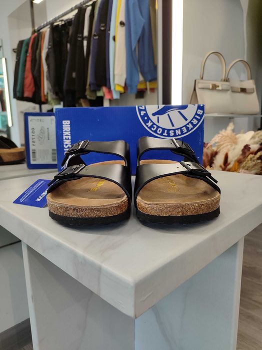 Босоніжки Birkenstock Arizona Smooth Leather Black