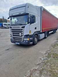 Scania r450 opony 315/70 /22,5 tył 385/65/22,5 przód razem z naczepą