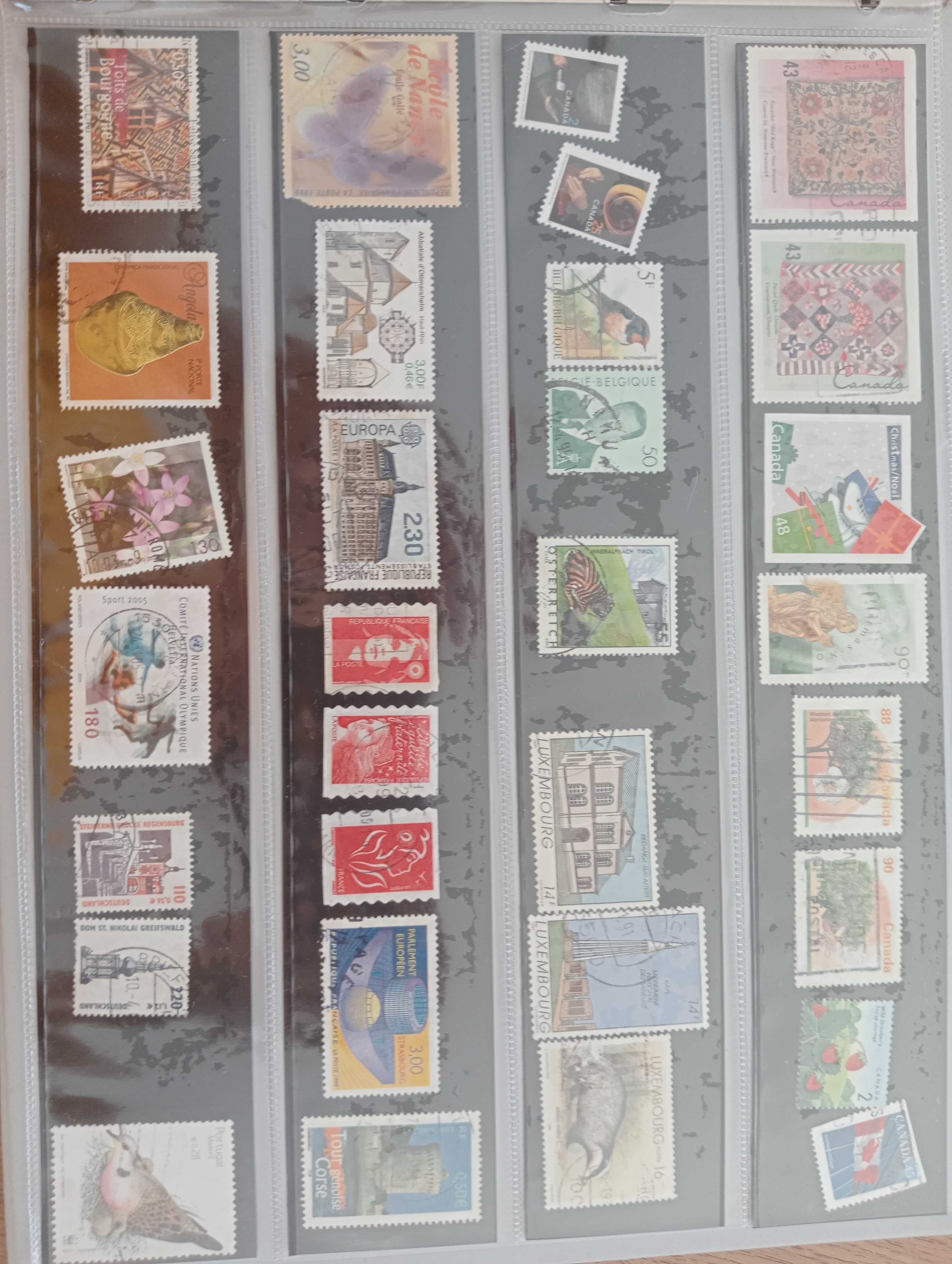 Colecção 212 selos - Filatelia