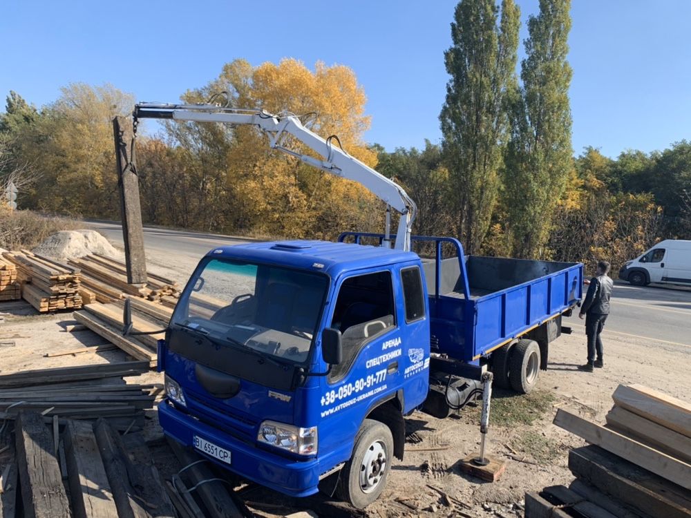 Аренда крана манипулятора в Полтаве до 7 тонн