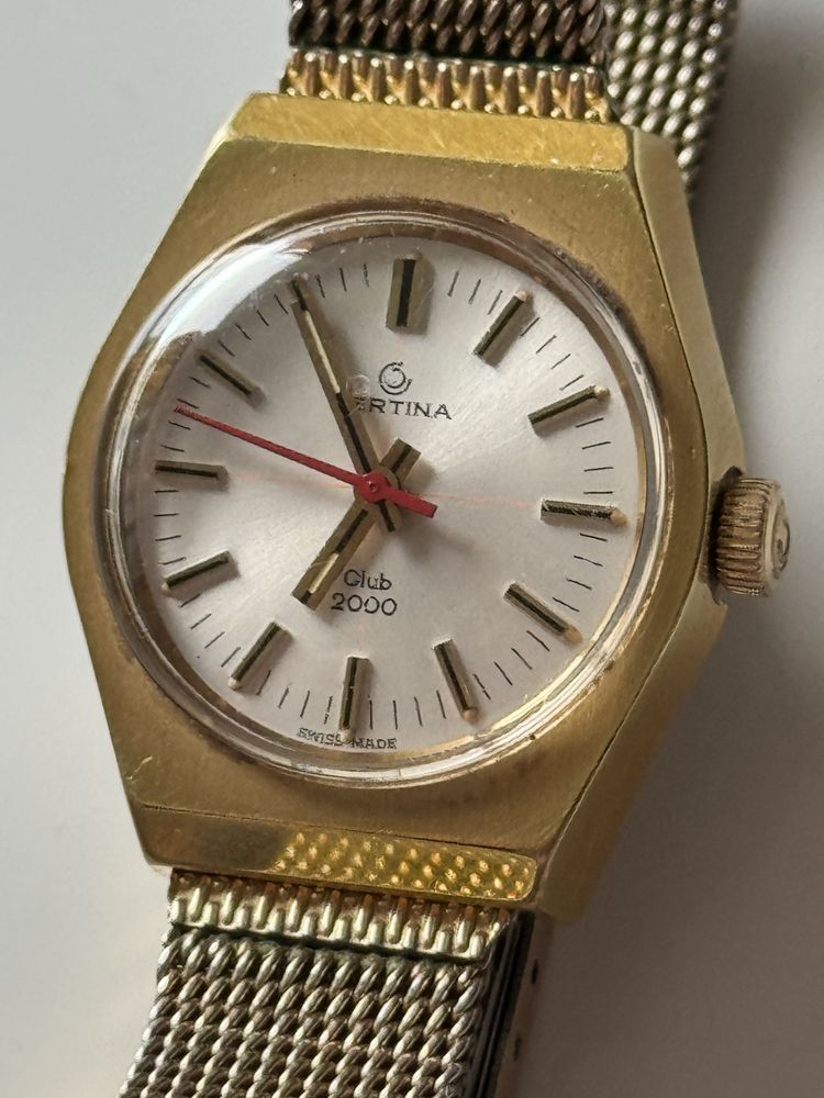 Zegarek Certina Club 2000, 17 jewels, Swiss made, wymiary 22/30mm