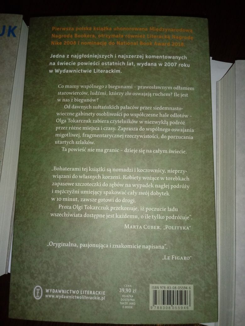 Nowa książka Olga Tokarczuk Bieguni prezent