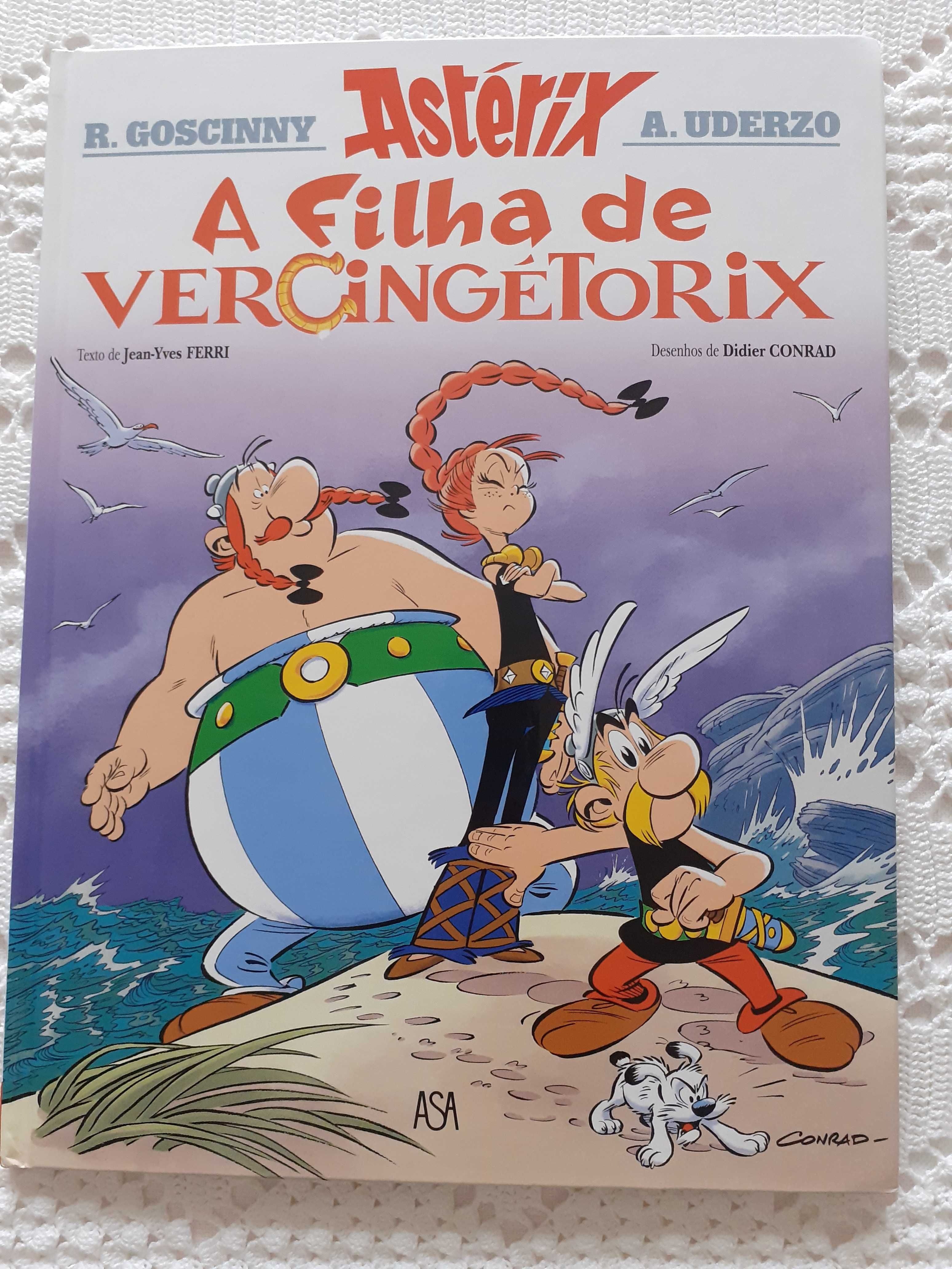 3 Livros do Asterix - novos