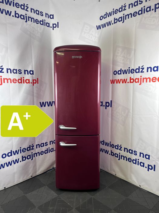 Lodówka Gorenje Retro 188Cm / Klas A+ /Dostawa/Gwarancja