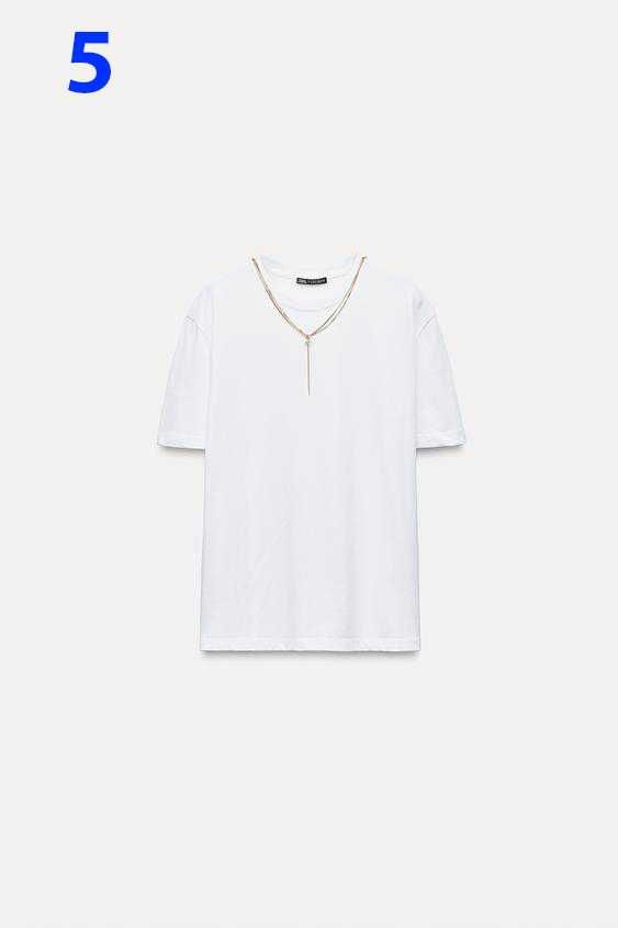 Білі футболки zara