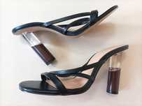 Sandálias de salto alto marca Zara (Tam. 38)