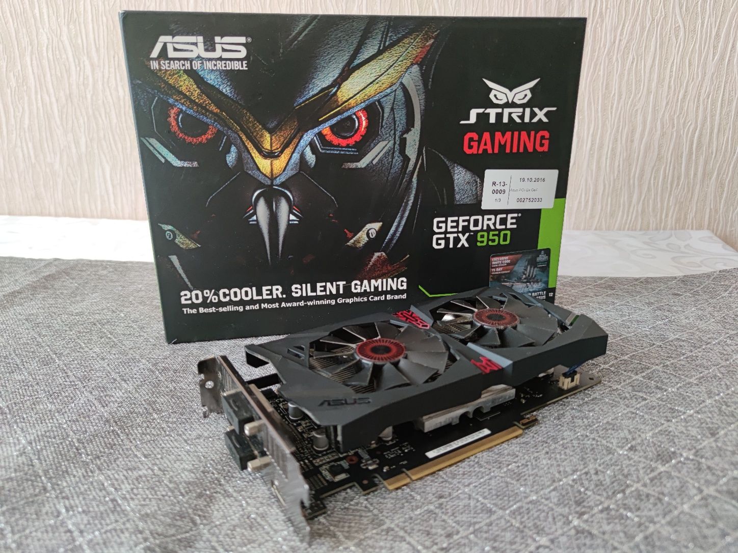 Видеокарта Asus GTX 950 Strix OC