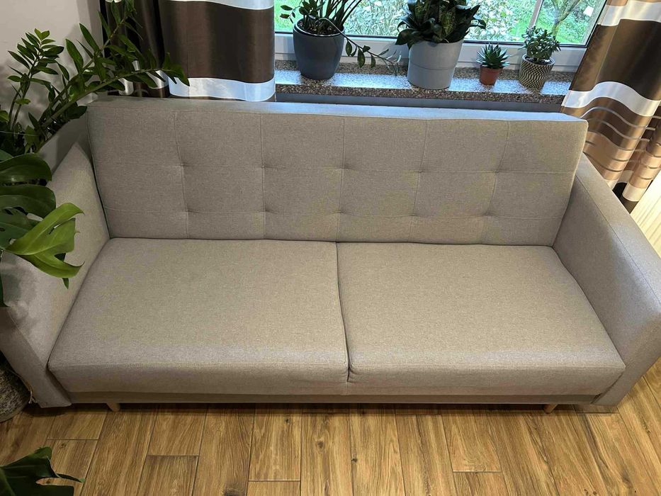 Sofa Wersalka Kanapa z funkcją spania i pojemnikiem na pościel