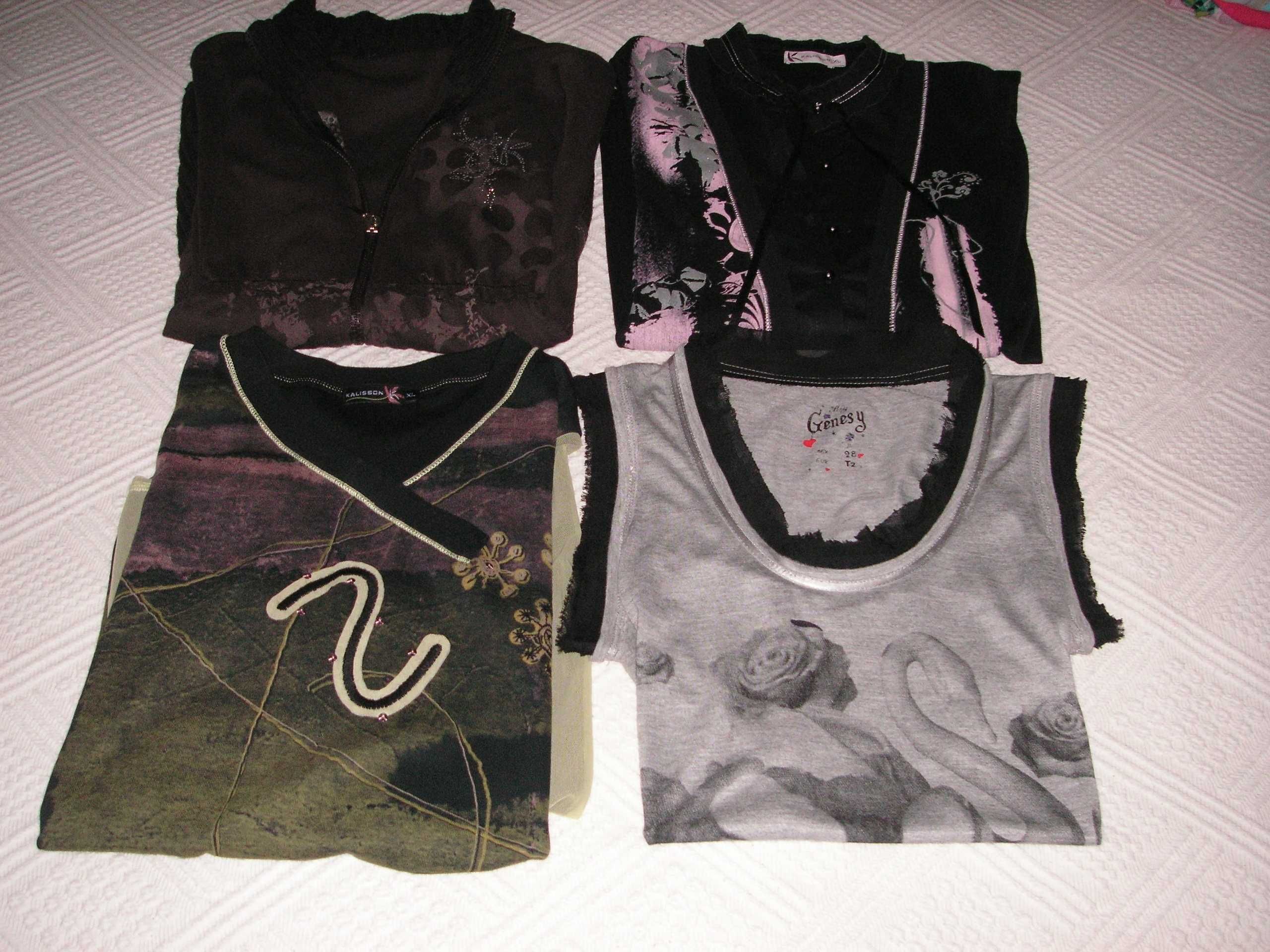 Casacos e T Shirt Kalisson, T Shirt Genesy T/L e L/XL