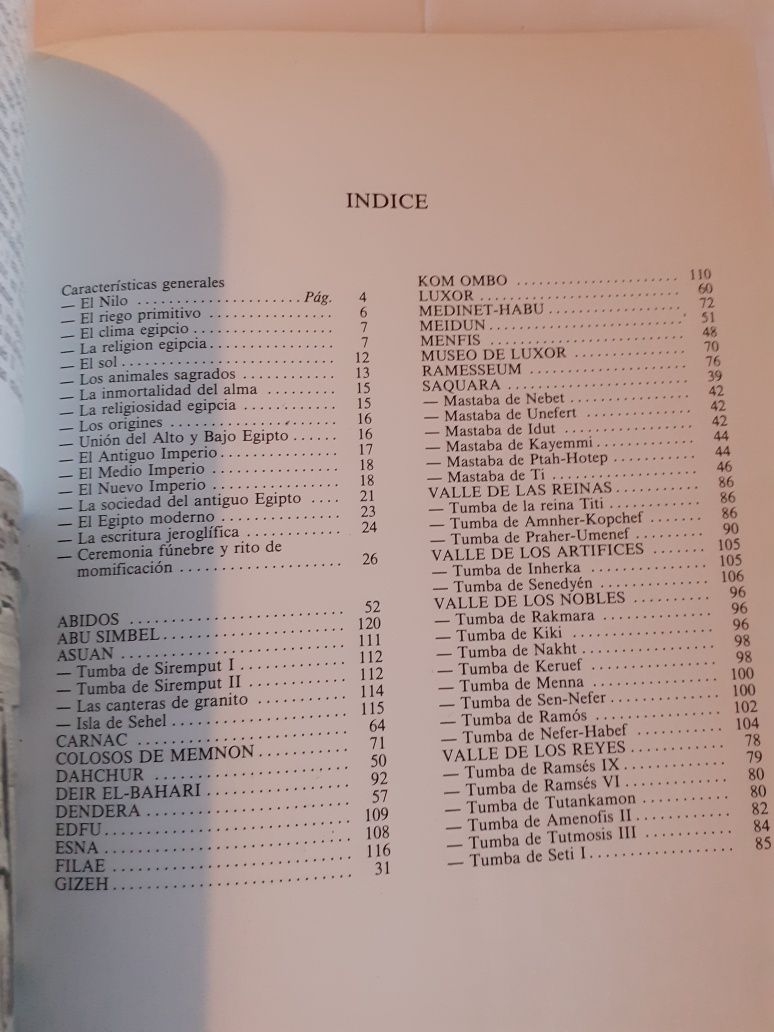 Livro Egipto - Edição Espanhola
