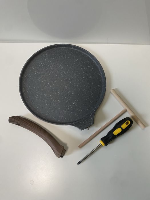 Patelnia do naleśników Sensarte 26 cm – granitowa nieprzywierająca