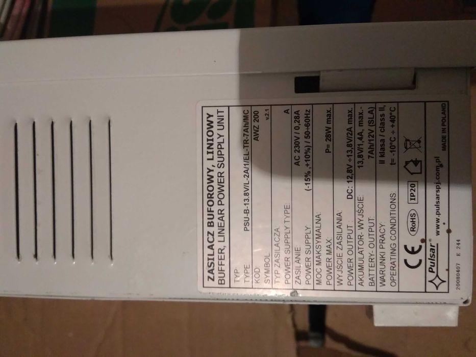 Zasilacz buforowy 12V AWZ 200