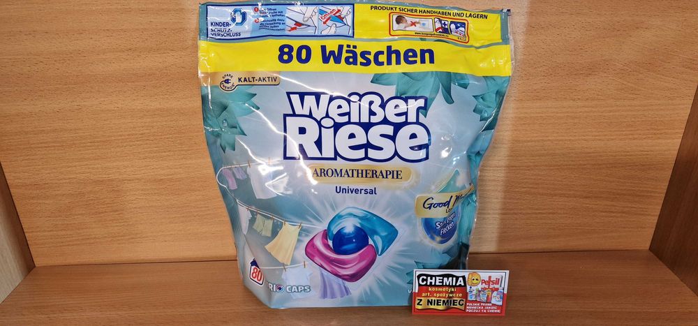 Wyprzedaż Niemieckie Kapsułki Weiber Riese Uniwersalne  80 Prań