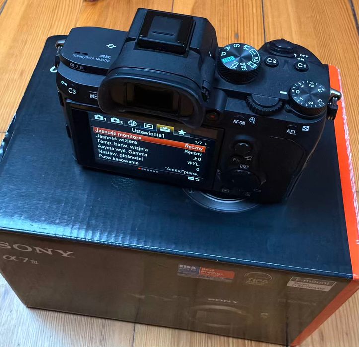 Sony A7 III body, jako nowy, Olsztyn