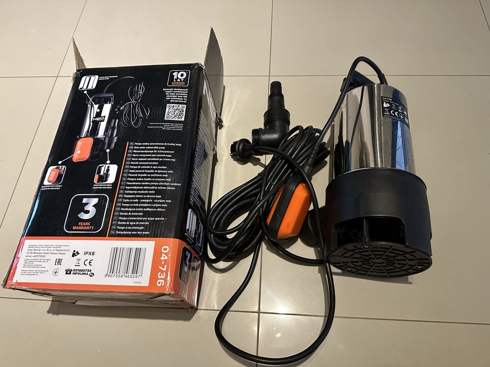 Pompa zanurzeniowa NEO Tools 1100W 04-736