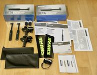 Shure Beta98 AMP нові запаковані мікрофони, повний комплект