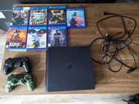 Ps4 500 GB plus gry i dwa pady