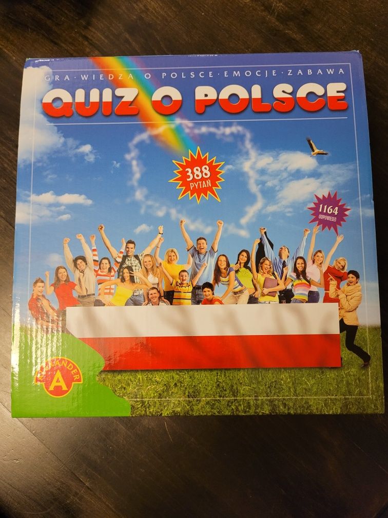 Quiz o Polsce gra planszowa