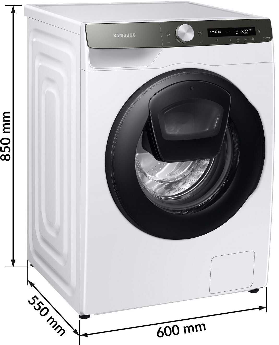 Pralka SAMSUNG WW80T554DAT AI Control AddWash 8kg 1400 obr gwarancja