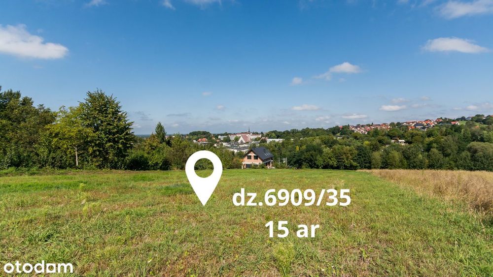 Działka budowlana pod dom jedn./ bliźniaka | 15 ar | blisko Centrum