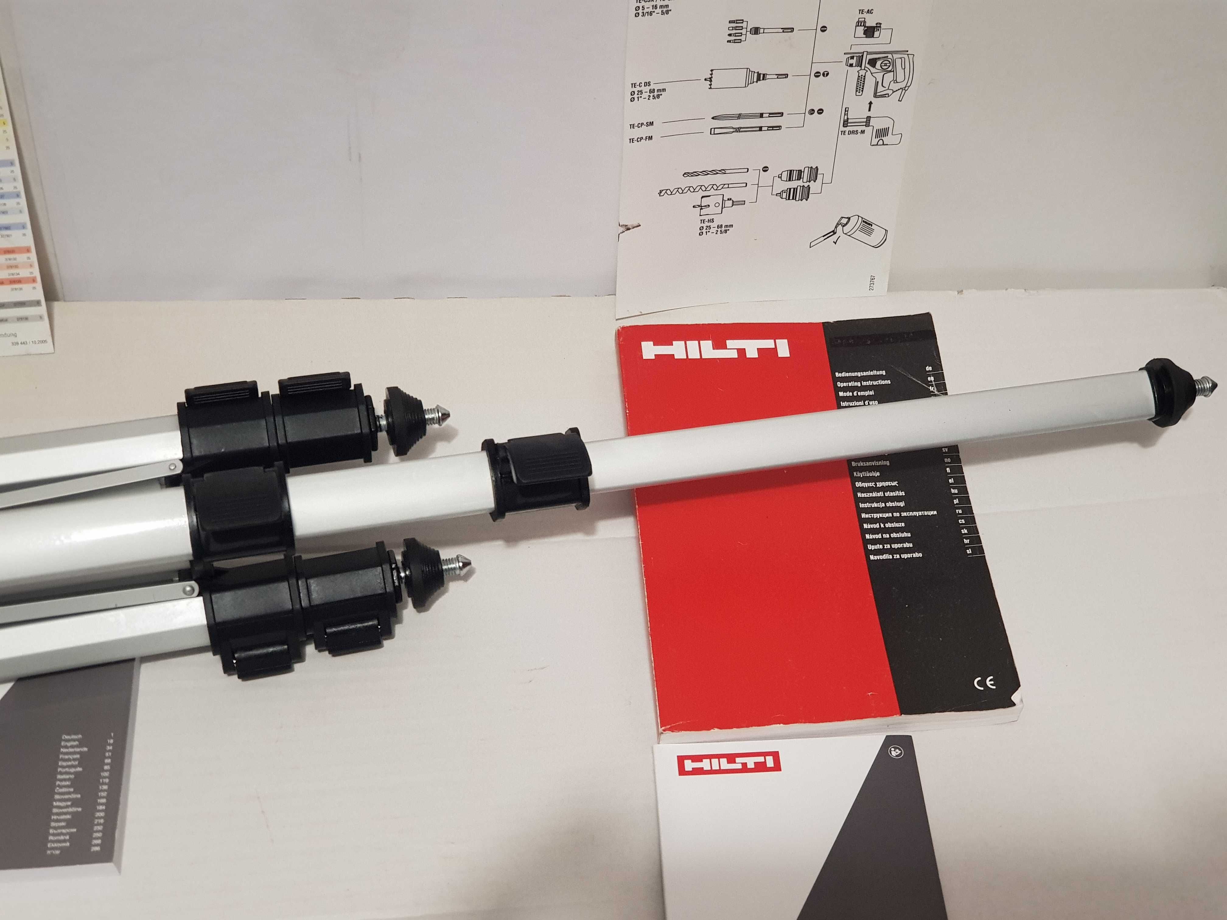 Statyw 1.2m HILTI PMA 20 do laser krzyzowy niwelator PMC,PM 4 PML 32