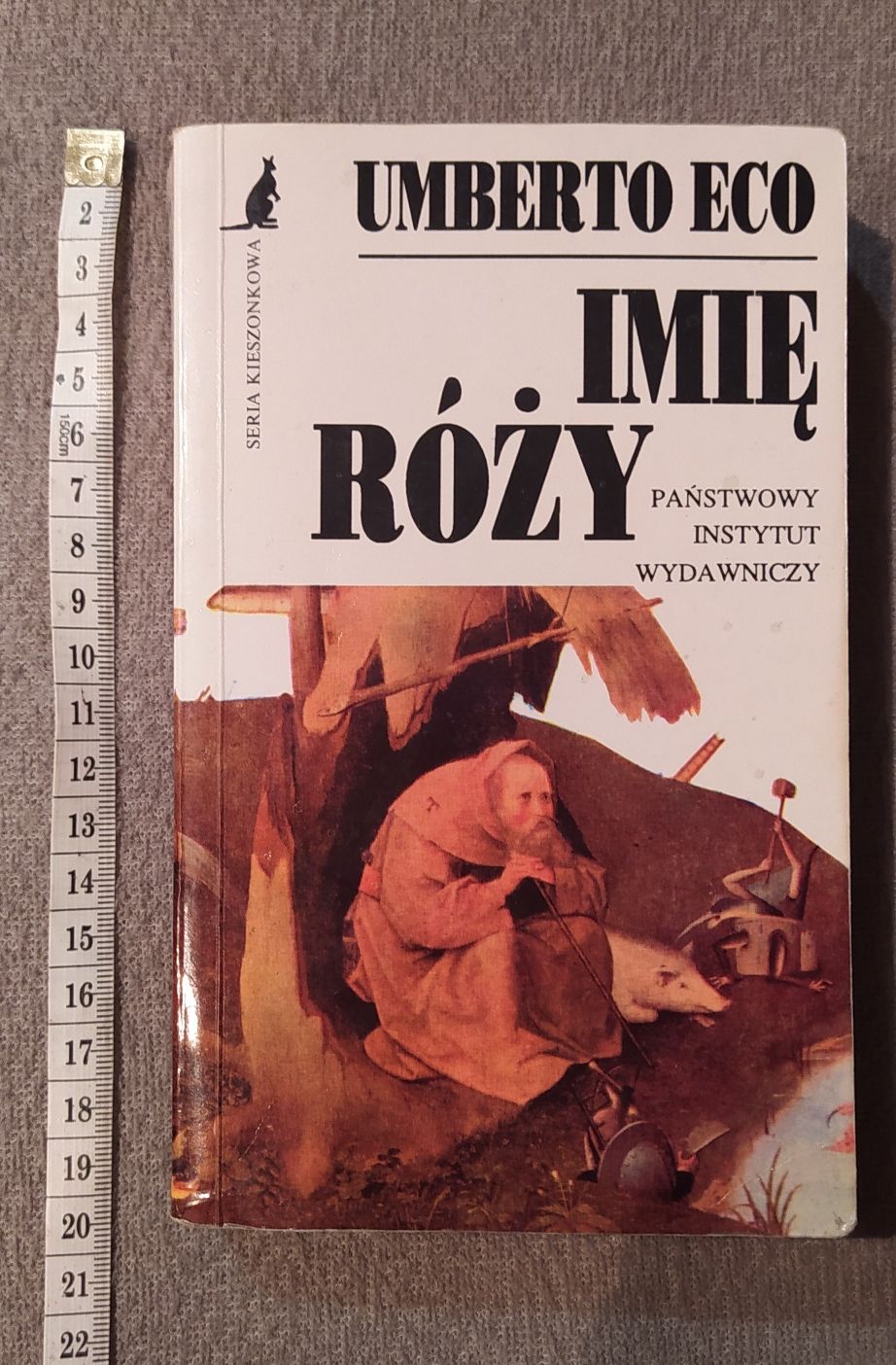 Książka "Imię róży" Umberto Eco